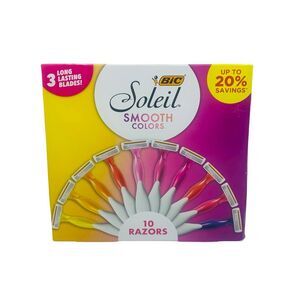 Bic Soleil Smooth Colors - 10 Razors